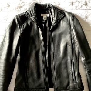 Calvin Klein leather jacket